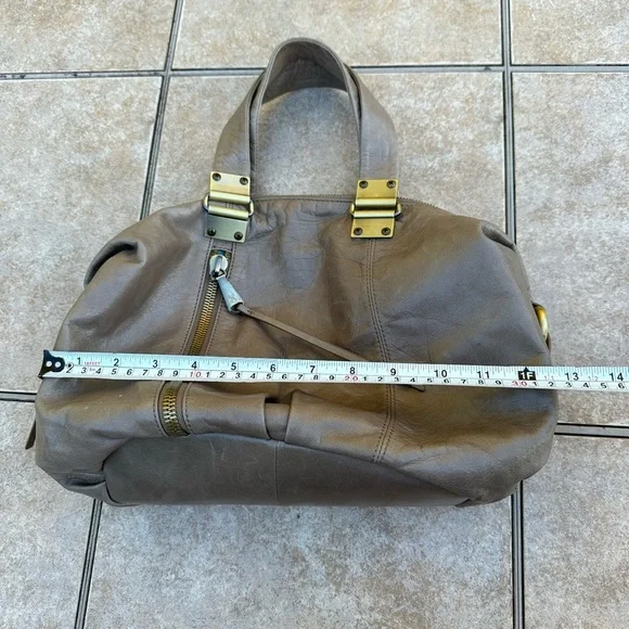 Hobo Derby Calfskin Leather Satchel